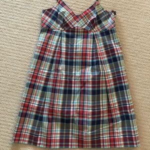 Nautical plaid sun dress